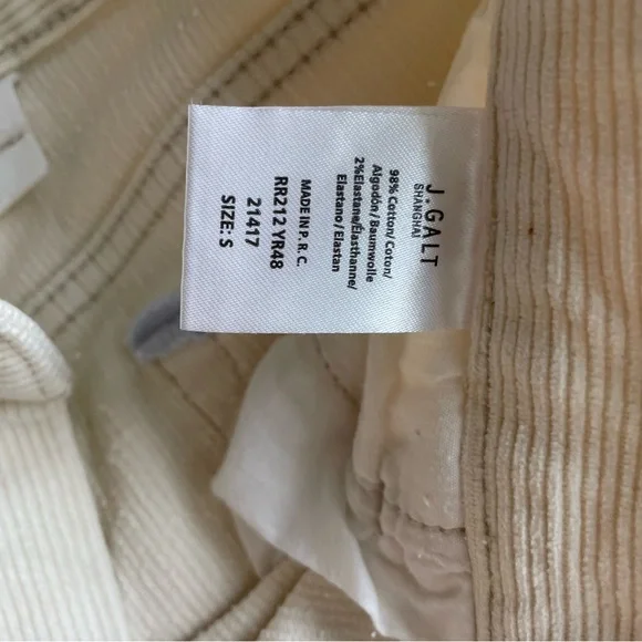 Brandy Melville corduroy white pants - Picture 6 of 7